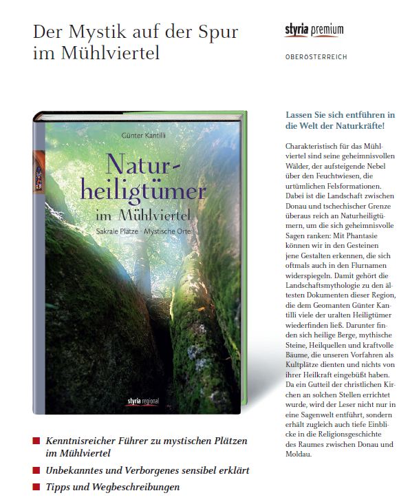 Gebundene Ausgabe Naturheiligtümer im Mühlviertel von Günter Kantilli 